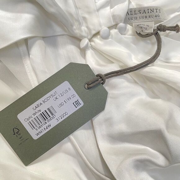 ALL SAINTS Ilaria Open Back Bodysuit | Size: US 8 | - Picture 3 of 11